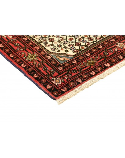 Tappeto Hamadan Persia marrone giallo 104x148
