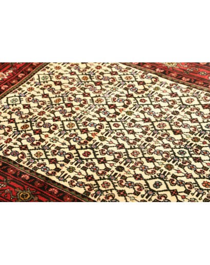 Tappeto Hamadan Persia marrone giallo 104x148