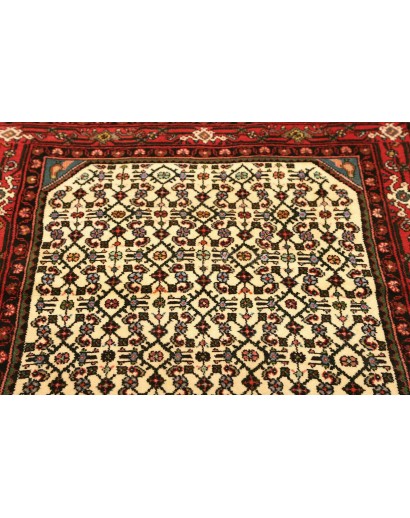 Tappeto Hamadan Persia marrone giallo 104x148