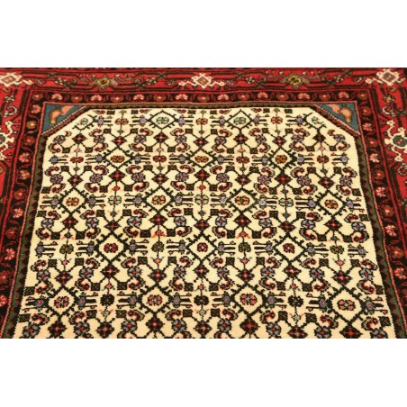 Tappeto Hamadan Persia marrone giallo 104x148