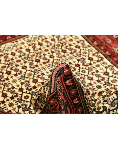 Tappeto Hamadan Persia marrone giallo 104x148