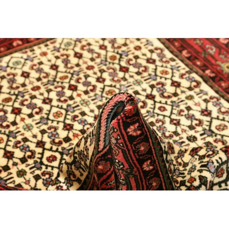 Tappeto Hamadan Persia marrone giallo 104x148