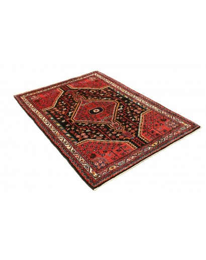 Tappeto Hamadan Persia grigio giallo 111x156