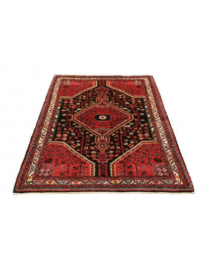 Tappeto Hamadan Persia grigio giallo 111x156