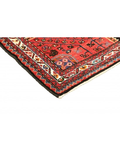 Tappeto Hamadan Persia grigio giallo 111x156