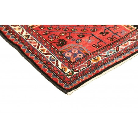 Tappeto Hamadan Persia grigio giallo 111x156