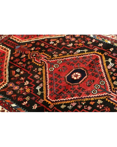 Tappeto Hamadan Persia grigio giallo 111x156
