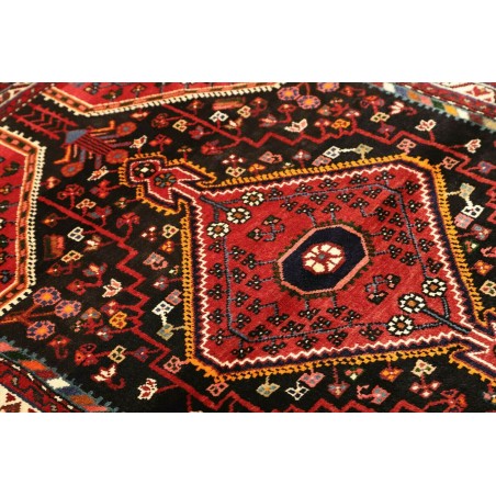 Tappeto Hamadan Persia grigio giallo 111x156