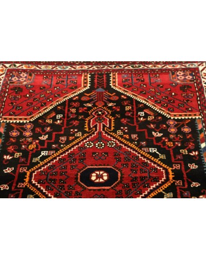 Tappeto Hamadan Persia grigio giallo 111x156