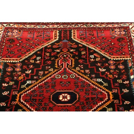 Tappeto Hamadan Persia grigio giallo 111x156