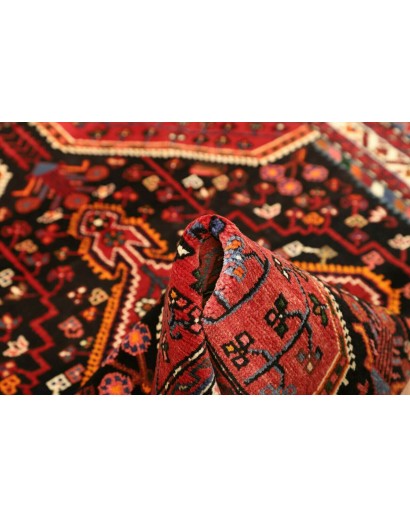 Tappeto Hamadan Persia grigio giallo 111x156