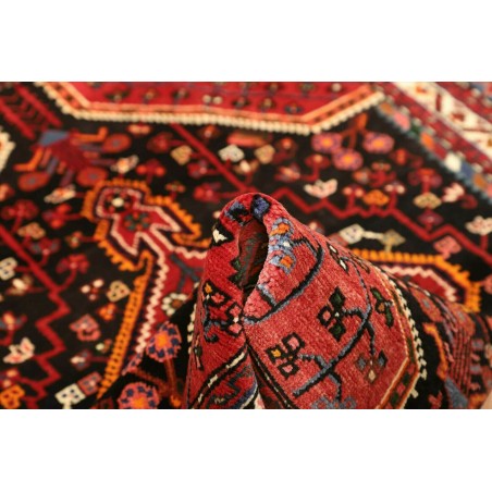 Tappeto Hamadan Persia grigio giallo 111x156