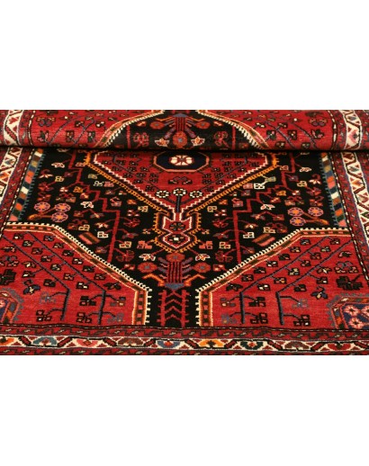 Tappeto Hamadan Persia grigio giallo 111x156