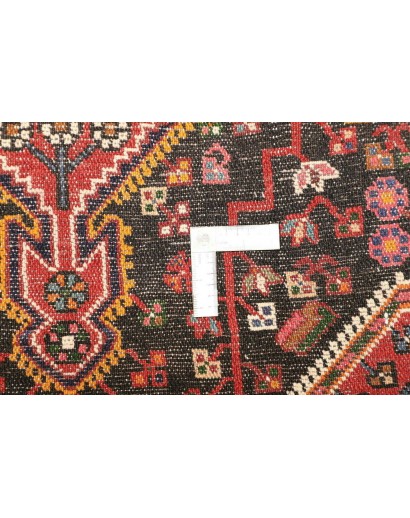 Tappeto Hamadan Persia grigio giallo 111x156