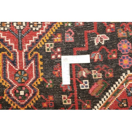 Tappeto Hamadan Persia grigio giallo 111x156