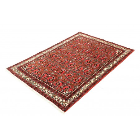 Tappeto Hamadan Persia marrone blu 101x150