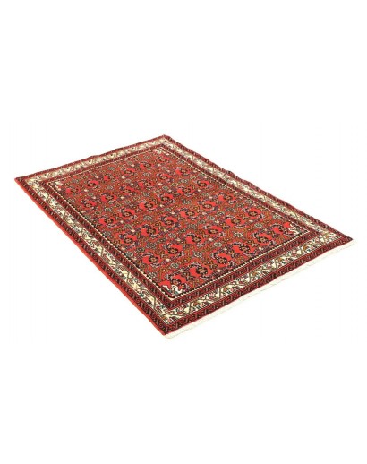 Tappeto Hamadan Persia marrone blu 101x150