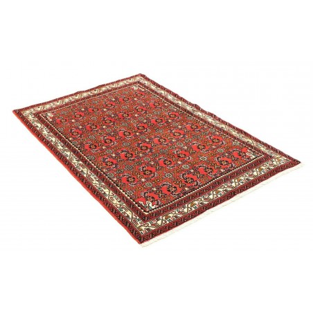 Tappeto Hamadan Persia marrone blu 101x150