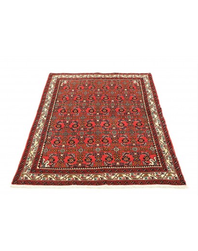 Tappeto Hamadan Persia marrone blu 101x150