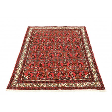 Tappeto Hamadan Persia marrone blu 101x150