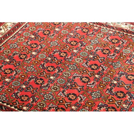 Tappeto Hamadan Persia marrone blu 101x150