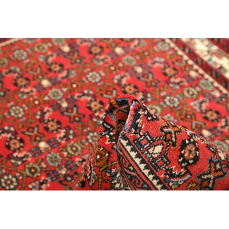 Tappeto Hamadan Persia marrone blu 101x150