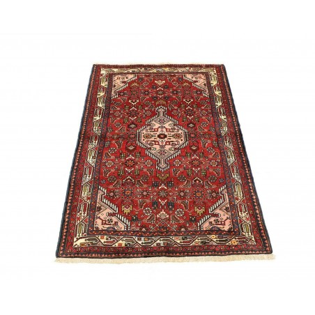 Tappeto Hamadan Persia grigio marrone 101x144