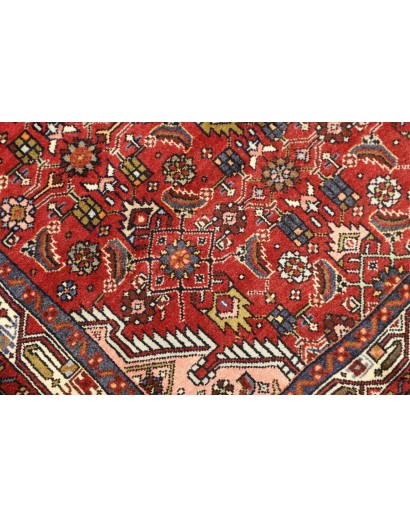 Tappeto Hamadan Persia grigio marrone 101x144