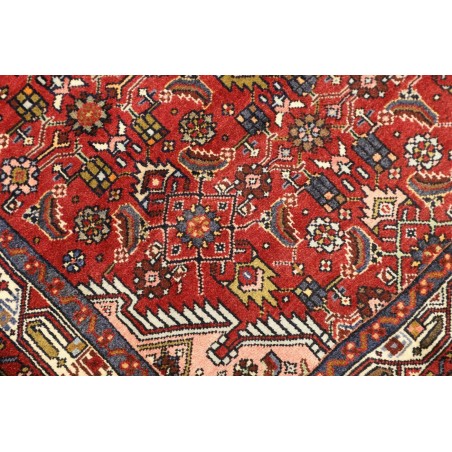Tappeto Hamadan Persia grigio marrone 101x144