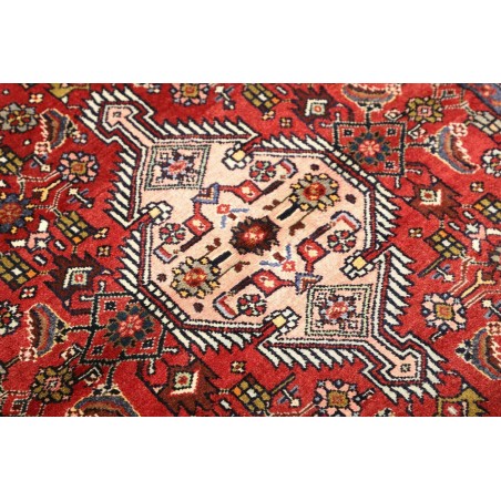 Tappeto Hamadan Persia grigio marrone 101x144