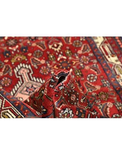 Tappeto Hamadan Persia grigio marrone 101x144