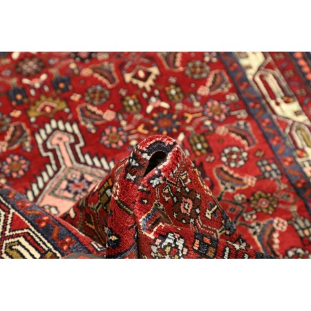 Tappeto Hamadan Persia grigio marrone 101x144
