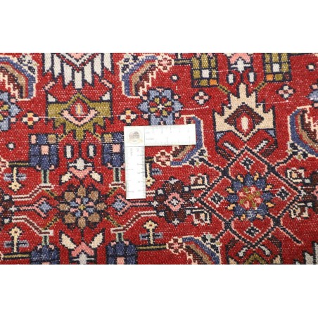 Tappeto Hamadan Persia grigio marrone 101x144