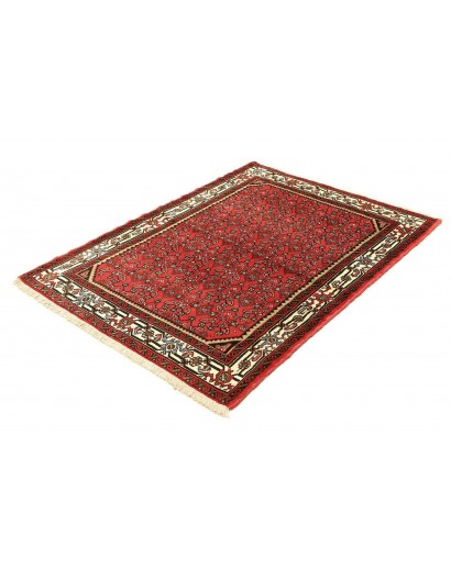 Tappeto Hamadan Persia marrone blu 112x141