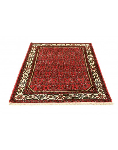 Tappeto Hamadan Persia marrone blu 112x141