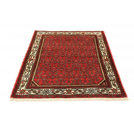 Tappeto Hamadan Persia marrone blu 112x141