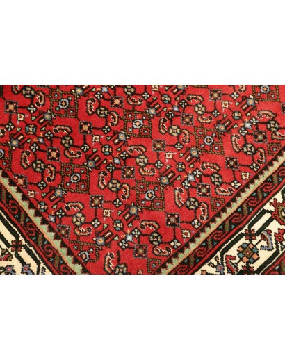Tappeto Hamadan Persia marrone blu 112x141