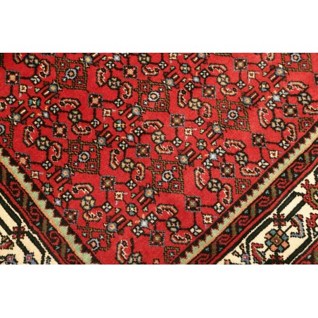 Tappeto Hamadan Persia marrone blu 112x141