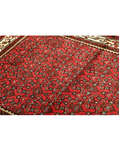Tappeto Hamadan Persia marrone blu 112x141