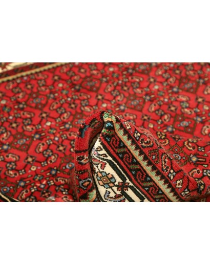 Tappeto Hamadan Persia marrone blu 112x141