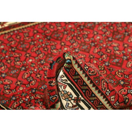 Tappeto Hamadan Persia marrone blu 112x141
