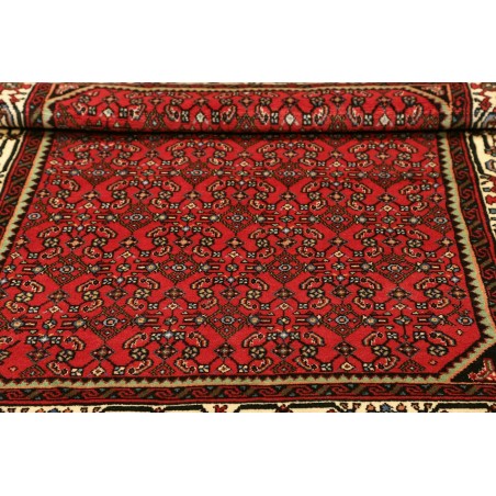 Tappeto Hamadan Persia marrone blu 112x141