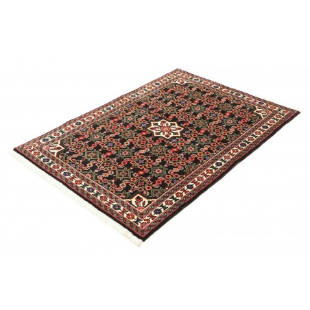 Tappeto Hamadan Persia grigio giallo 100x144
