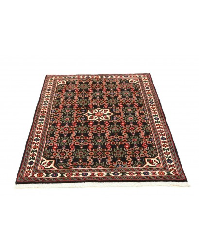 Tappeto Hamadan Persia grigio giallo 100x144