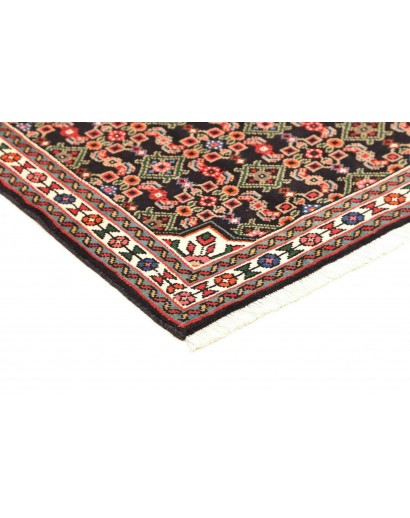 Tappeto Hamadan Persia grigio giallo 100x144