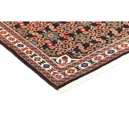 Tappeto Hamadan Persia grigio giallo 100x144