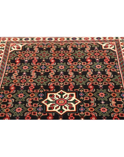 Tappeto Hamadan Persia grigio giallo 100x144