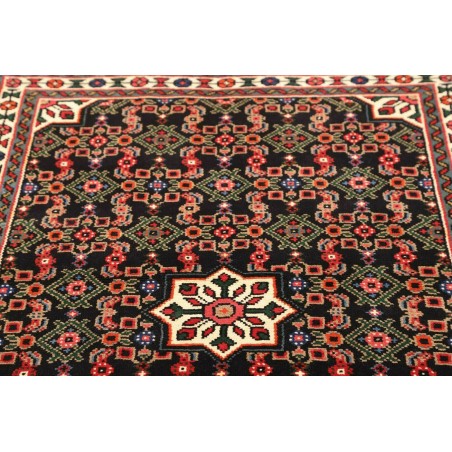 Tappeto Hamadan Persia grigio giallo 100x144