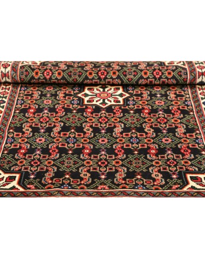 Tappeto Hamadan Persia grigio giallo 100x144