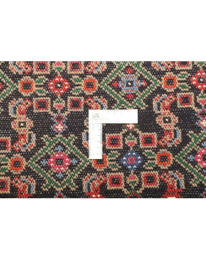 Tappeto Hamadan Persia grigio giallo 100x144